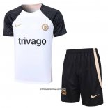 Tracksuit Chelsea Short Sleeve 23/24 White - Shorts