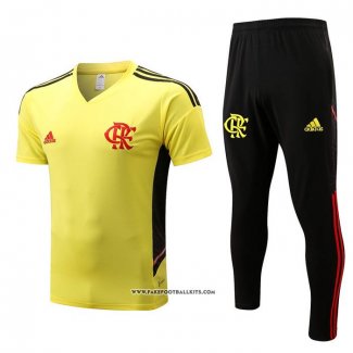 Tracksuit Flamengo Short Sleeve 22/23 Yellow