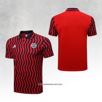 Bayern Munich Shirt Polo 2022-2023 Red