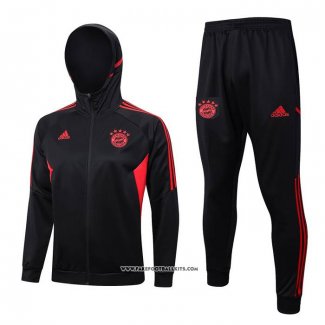 Hooded Tracksuit Bayern Munich 23/24 Black