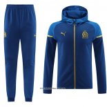 Hooded Tracksuit Olympique Marseille 23/24 Blue