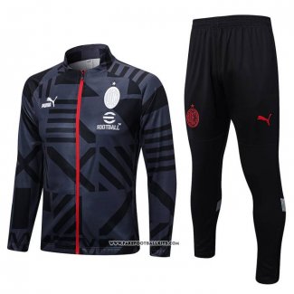 Jacket Tracksuit AC Milan 22/23 Grey