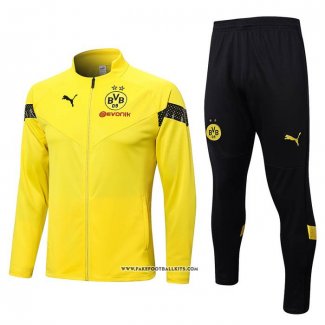 Jacket Tracksuit Borussia Dortmund 22/23 Yellow and Black