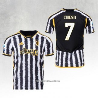 Juventus Player Chiesa Home Shirt 23/24