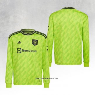 Manchester United Third Shirt Long Sleeve 22/23