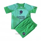 Paris Saint-Germain Goalkeeper Shirt Kid 22/23 Green