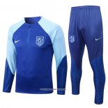 Sweatshirt Tracksuit Atletico Madrid 22/23 Blue