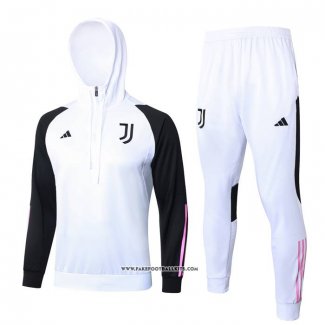 Sweatshirt Tracksuit Juventus 23/24 White and Black