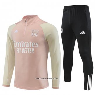 Sweatshirt Tracksuit Lyon 23/24 Rosa