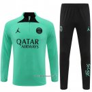 Sweatshirt Tracksuit Paris Saint-Germain Jordan 22/23 Green