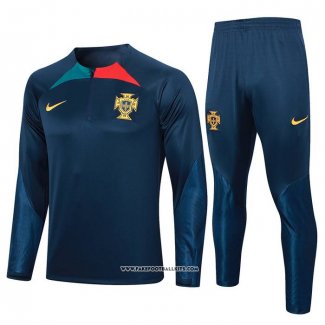 Sweatshirt Tracksuit Portugal 23/24 Blue