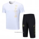 Tracksuit Paris Saint-Germain Jordan Short Sleeve 23/24 White - Shorts