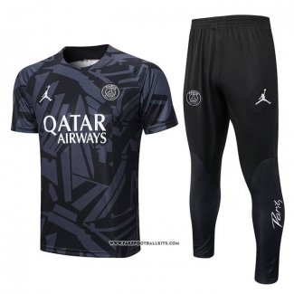 Tracksuit Paris Saint-Germain Short Sleeve 22/23 Grey