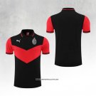 AC Milan Shirt Polo 22/23 Black and Red