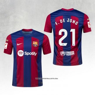 Barcelona Player F.De Jong Home Shirt 23/24