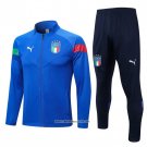 Jacket Tracksuit Italy 2022-2023 Blue