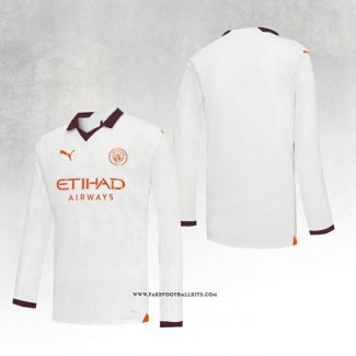 Manchester City Away Shirt Long Sleeve 23/24