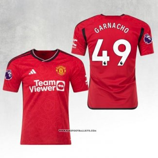 Manchester United Player Garnacho Home Shirt 23/24