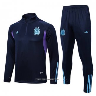 Sweatshirt Tracksuit Argentina 22/23 Blue