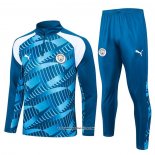 Sweatshirt Tracksuit Manchester City Kid 23/24 Blue