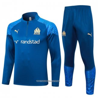 Sweatshirt Tracksuit Olympique Marseille 23/24 Blue