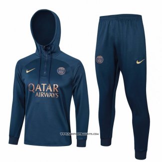 Sweatshirt Tracksuit Paris Saint-Germain Kid 23/24 Blue Oscuro