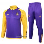 Sweatshirt Tracksuit Real Madrid 23/24 Purpura
