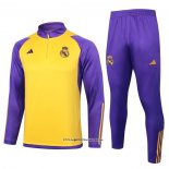 Sweatshirt Tracksuit Real Madrid 23/24 Yellow