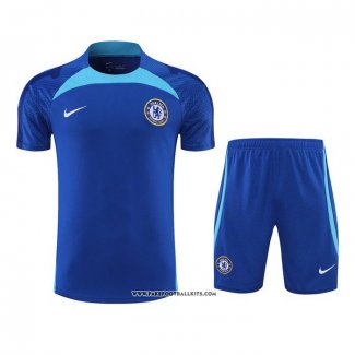 Tracksuit Chelsea Short Sleeve 22/23 Blue - Shorts