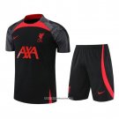 Tracksuit Liverpool Short Sleeve 22/23 Black - Shorts