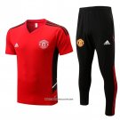 Tracksuit Manchester United Short Sleeve 22/23 Red