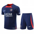 Tracksuit Paris Saint-Germain Short Sleeve 22/23 Blue Oscuro - Shorts