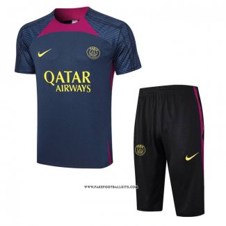 Tracksuit Paris Saint-Germain Short Sleeve 23/24 Blue - Shorts