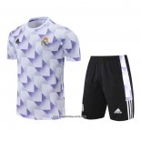 Tracksuit Real Madrid Short Sleeve 22/23 White and Purpura - Shorts