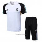 Tracksuit Real Madrid Short Sleeve 23/24 White - Shorts