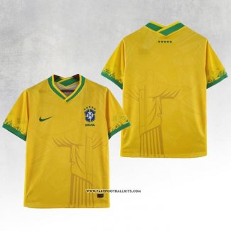 Brazil Classic Shirt 2022 Yellow Thailand