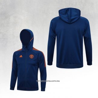 Chaqueta con Capucha del Manchester United 23/24 Blue