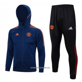 Hooded Tracksuit Manchester United 23/24 Blue