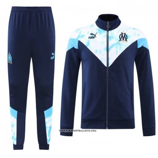 Jacket Tracksuit Olympique Marseille 22/23 Blue