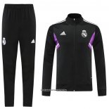 Jacket Tracksuit Real Madrid Kid 22/23 Black