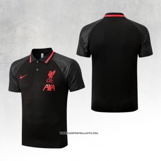 Liverpool Shirt Polo 22/23 Black