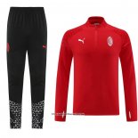 Sweatshirt Tracksuit AC Milan 23/24 Dark Red