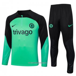 Sweatshirt Tracksuit Chelsea Kid 23/24 Green