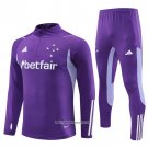 Sweatshirt Tracksuit Cruzeiro Kid 23/24 Purpura