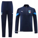 Sweatshirt Tracksuit Italy 22/23 Blue