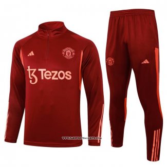Sweatshirt Tracksuit Manchester United 23/24 Red