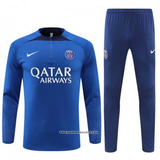 Sweatshirt Tracksuit Paris Saint-Germain 22/23 Blue Oscuro