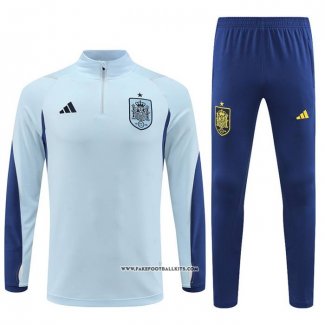 Sweatshirt Tracksuit Spain 22/23 Light Blue