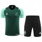 Tracksuit Algeria Short Sleeve 23/24 Green - Shorts