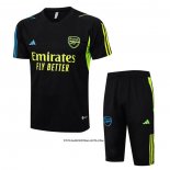 Tracksuit Arsenal Short Sleeve 23/24 Black - Shorts